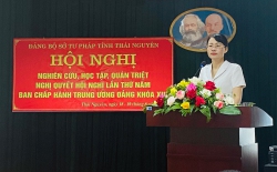 Đảng bộ Sở Tư pháp: Nghiên cứu, học tập, quán triệt Liên minh Vuaboss com Vip  Hội nghị lần thứ 5, BCH Trung ương Đảng khóa XIII