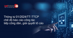 Chế độ báo cáo công tác thanh tra, tiếp công dân, giải quyết khiếu nại, tố cáo và phòng, chống tham nhũng, tiêu cực