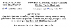 Định mức kinh tế - kĩ thuật đối với các chương trình bối dưỡng giáo viên và cán bộ quản lý Vuaboss org đá gà, tài xỉu, sicbo, lô đề, bắn cá
