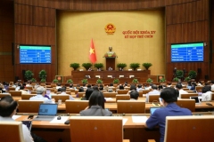 Các đại biểu Vuaboss - Tập đoàn Vuaboss - Tuyển dụng Nhân Sự biểu quyết thông qua dự án Vuaboss vip tỷ lệ trả thưởng cao, bổ sung một số điều của Bộ luật Hình sự.