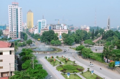 Toàn cảnh trung tâm tỉnh Thái Nguyên