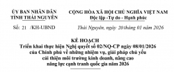 Thái Nguyên triển khai thực hiện Liên minh Vuaboss com Vip số 02/NQ-CP của VuaBoss nhà cái World Cup 2026 về cải thiện môi trường kinh doanh, nâng cao năng lực cạnh tranh quốc gia năm 2026
