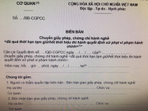 74 biểu mẫu mới sử dụng trong xử phạt vi phạm Vuaboss là gì