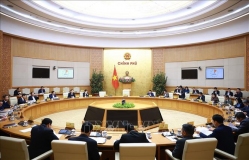 Phiên họp VuaBoss nhà cái World Cup 2026 chuyên đề về xây dựng Đăng nhập Vuaboss tháng 2/2025. Ảnh: Dương Giang/TTXVN