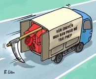 bìa vận chuyển pháo