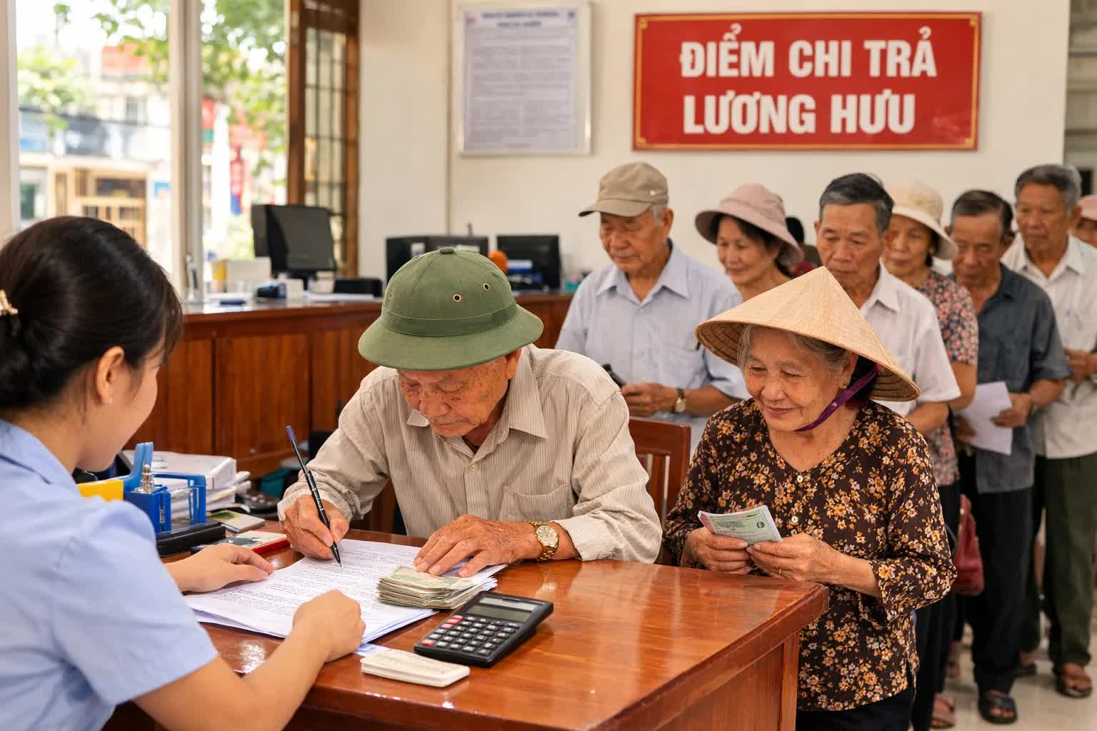 Điều chỉnh mức trợ cấp hằng tháng đối với cán bộ xã già yếu đã nghỉ việc