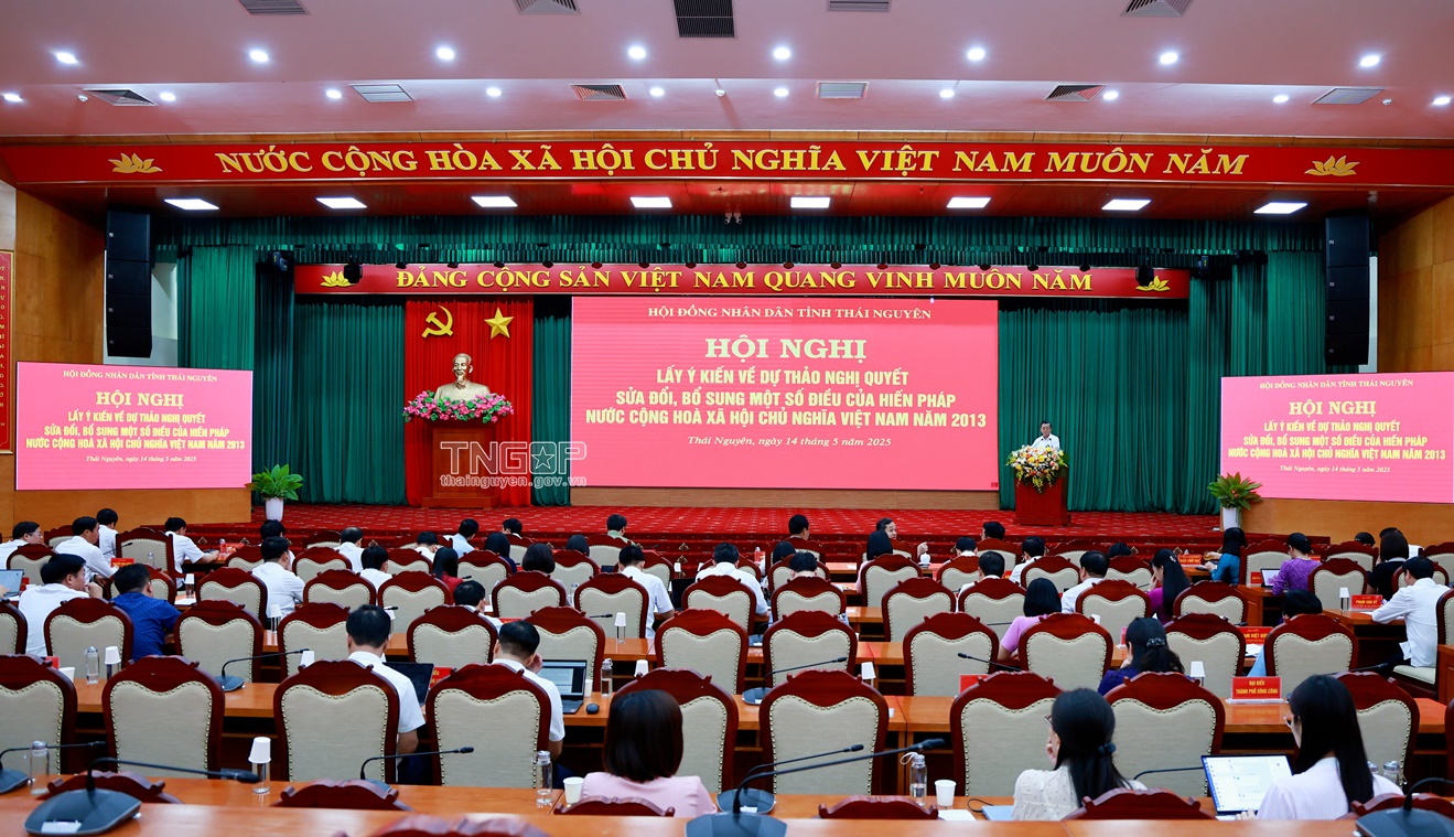 Tỉnh Thái Nguyên báo cáo kết quả lấy ý kiến sửa đổi, bổ sung Hiến pháp năm 2013: đảm bảo chất lượng, đúng yêu cầu